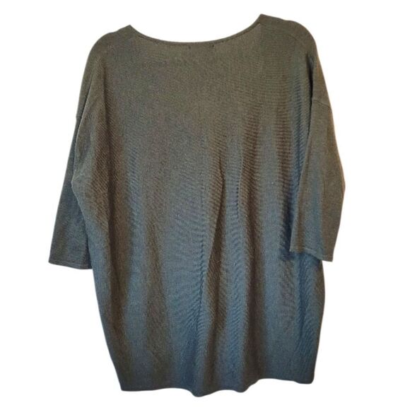 Kerisma Women's Green Over Sized Pocket Drop Shoulder Sweater Size S/M - Picture 2 of 5